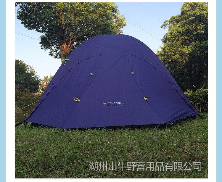 Cheap Goat Tents MountainCattle Haoyue 2 Camping Tent 2 3 People Outdoor Shading Tent Aluminum Pole Mountaineering Tent Tents 
